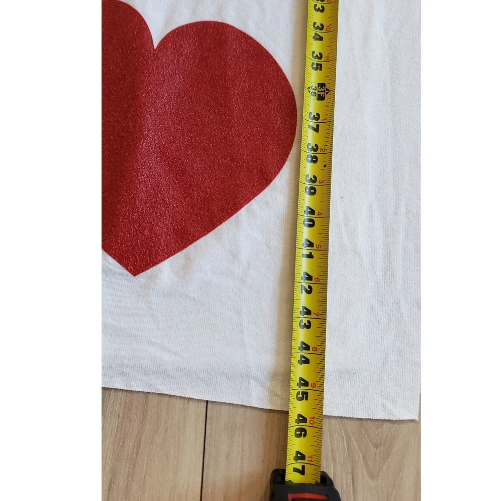 Wildfox Heart Scarf Womens White Red Taylor Swift‎ Red Era Rare Graphic